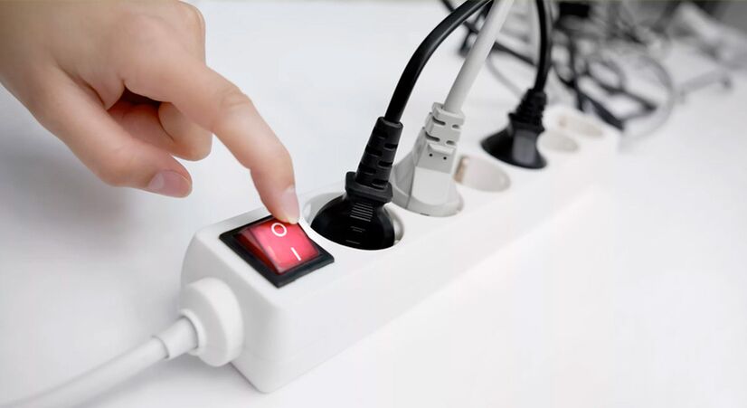 Pikendusjuhtme toite väljalülitamine